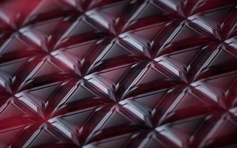 Abstract triangle shape geometry, 3d rendering. Illustrazione stock