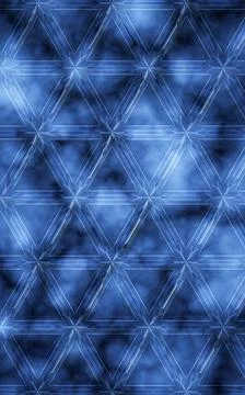 Abstract triangle shape geometry, 3d rendering. Illustrazione stock