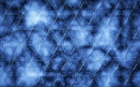 Abstract triangle shape geometry, 3d rendering. Illustrazione stock