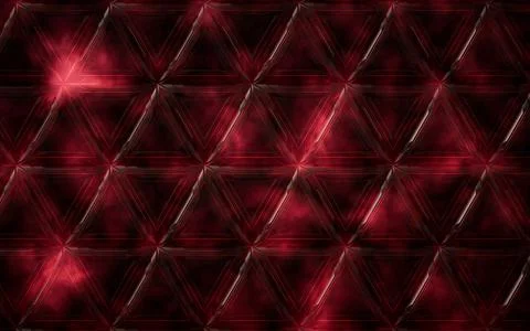 Abstract triangle shape geometry, 3d rendering. Illustrazione stock