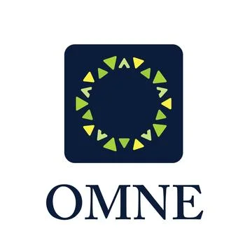 Abstract triangle shapes circle logo Stock Illustration