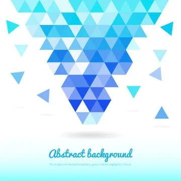 Abstract triangle shapes Stock Illustration