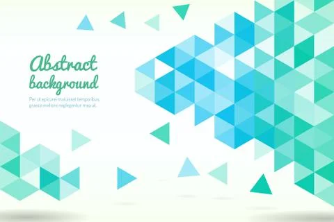Abstract triangle shapes Stock Illustration