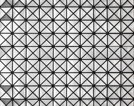 Abstract triangle silver reflection background texture. Stock Photos