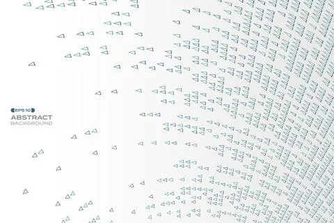 Abstract triangle technology pattern design of minimal artwork design イラスト素材