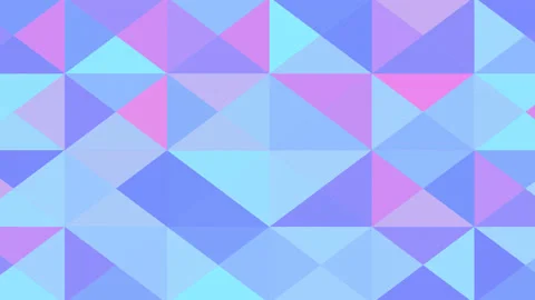 Abstract triangle tile pattern animation. mosaic texture. flickering colors Stock Footage 160411044