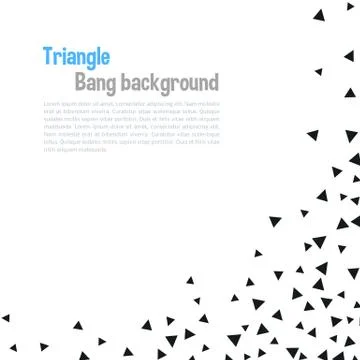 Abstract triangle vector geometric background Stock Illustration