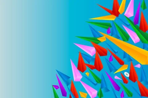 Abstract Triangle Vector Stock Illustration