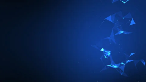 Abstract triangle wave technology background animation 스톡 동영상 295277310