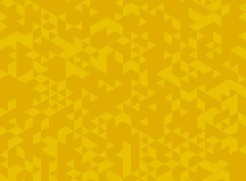 Abstract triangle yellow pattern decoration background. illustration vector Illustrazione stock