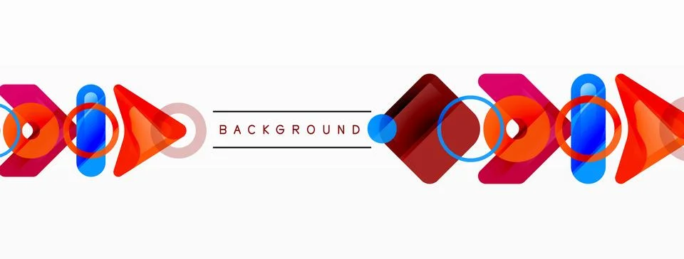 Abstract triangles and square minimal geometric background Illustrazione stock