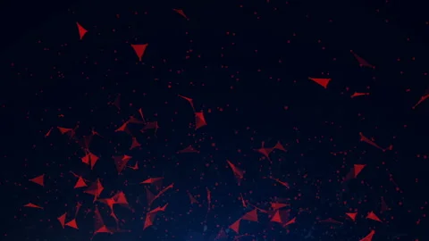 Abstract Triangles Background. Loop Video stock 90261008