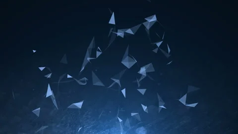 Abstract Triangles Background. Loop Video stock 90261210