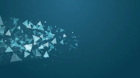 Abstract triangles background moving in the direction Stock Footage 66244967