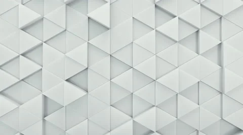 Abstract Triangles Background Random Motion, 3d Loopable Animation 4k Stock Footage 66541940