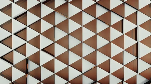 Abstract Triangles Background Random Motion, 3d Loopable Animation 4k Stock Footage 68346577