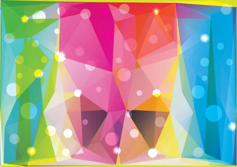Abstract triangles Illustrazione stock