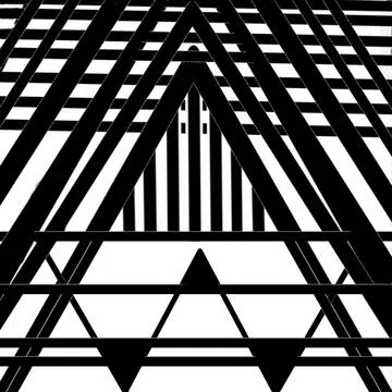 Abstract Triangles Stock Illustration