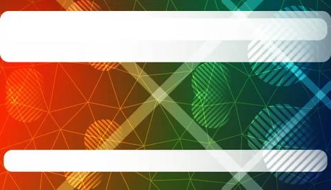 Abstract triangles, line, circle, space for text template. Decorative design  Stockillustratie