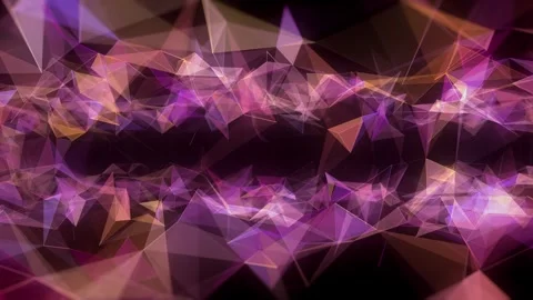 Abstract Triangles Motion Background Stock Footage 348026699
