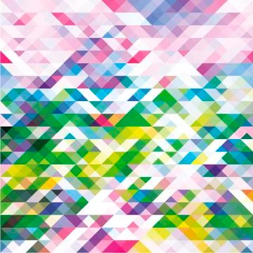Abstract triangles pattern background Stock Illustration