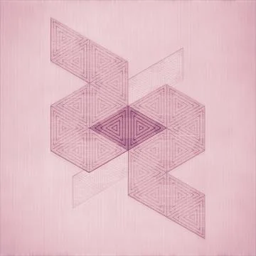 Abstract Triangles Pattern Stock Illustration