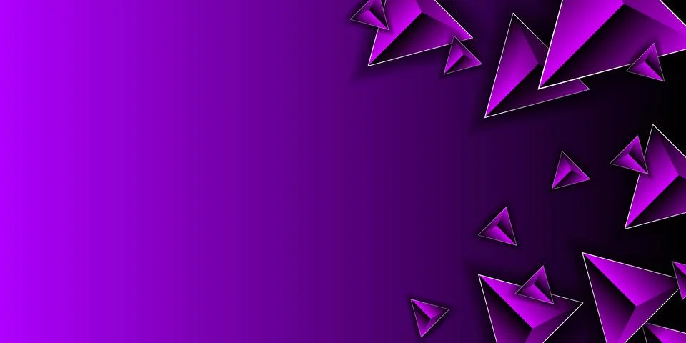 Abstract triangles pattern. Luxury triangles on violet background. Vector EPS 10 Illustrazione stock