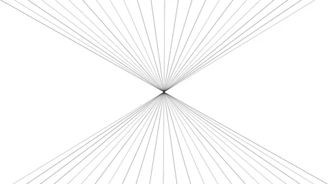 Abstract Triangles Pyramid Perspective Focal Vanishing Point Animation Wobbli Video stock 118985154