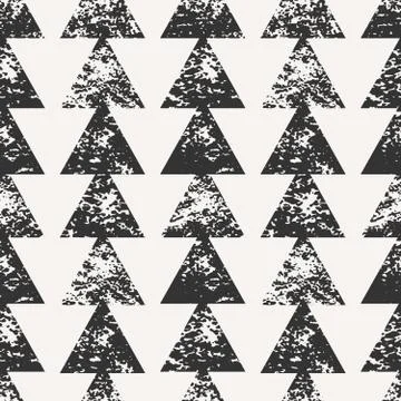 Abstract Triangles Seamless Pattern Stock Illustration