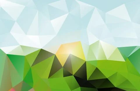 Abstract triangluar background Stock Illustration