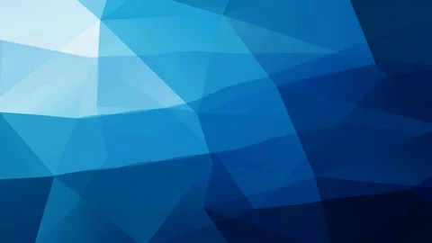 Abstract triangular 3d mosaic with a white corner gradually changing color to a Video stock 128350352