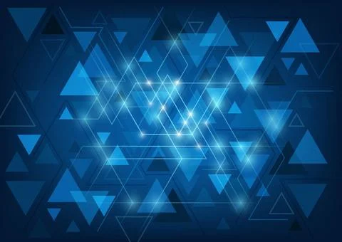Abstract Triangular Background Abstract Triangular Background - Networks a... Stock Photos
