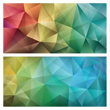 Abstract Triangular Background Stock Illustration