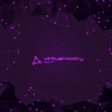 Abstract triangular background Stock Illustration