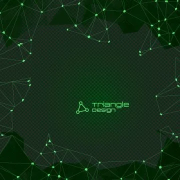 Abstract triangular background Stock Illustration