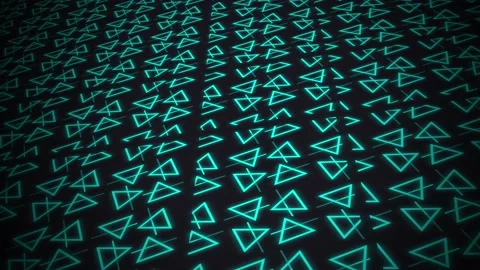 Abstract Triangular Background Seamless 4K Animation in Contrast Effect. Stock Footage 136627905