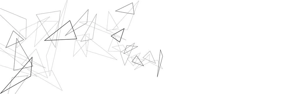 Abstract triangular background on the white 库存插图