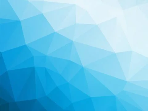 Abstract triangular blue white winter background Stock Illustration