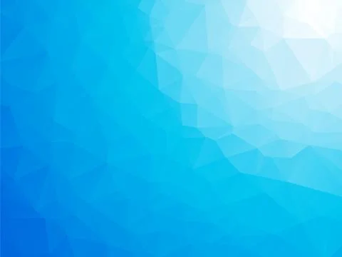 Abstract triangular blue white winter background Stock Illustration