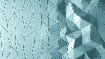 Abstract triangular crystalline background animation. 4K Stock Footage 85520378