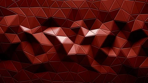 Abstract triangular crystalline background animation. 4K Stock Footage 86326358