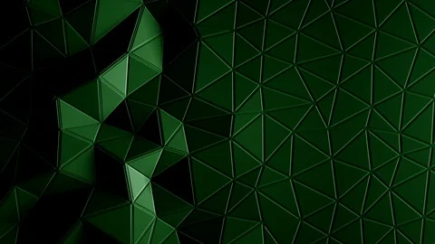 Abstract triangular crystalline background animation. 4K Stock Footage 87493838