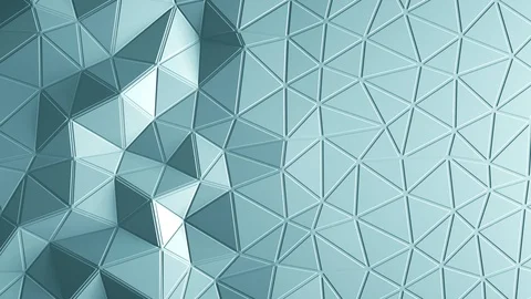 Abstract triangular crystalline background animation. 4K Stock Footage 87616862