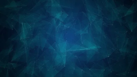 Abstract triangular form move in the space Stock Footage 128303412
