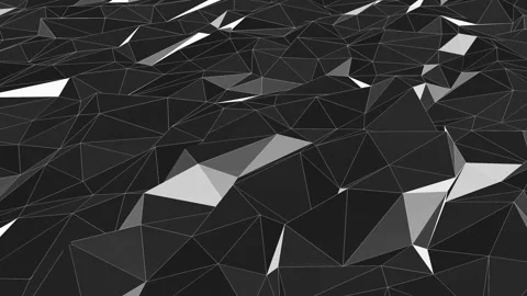 Abstract triangular forms background. Loopable geometric polygon motion Stock Footage 140150105