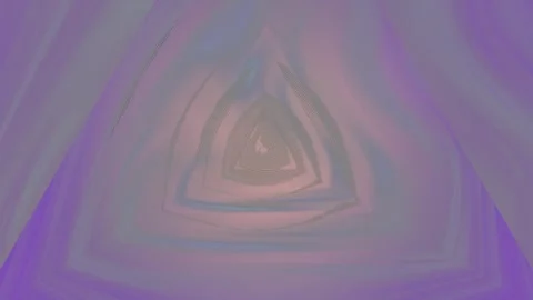 Abstract Triangular Fractal Patterns 库存影片 331358320