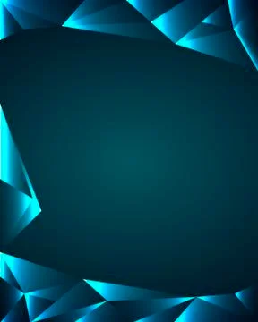 Abstract triangular frame Illustrazione stock