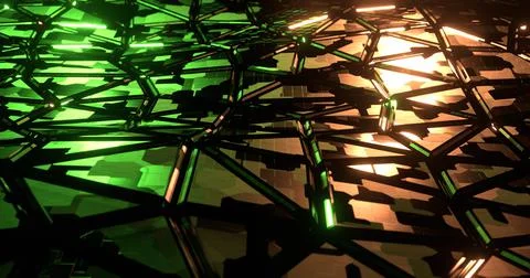 Abstract triangular future background. Modern wallpaper digital design. 3d re Stock Illustration