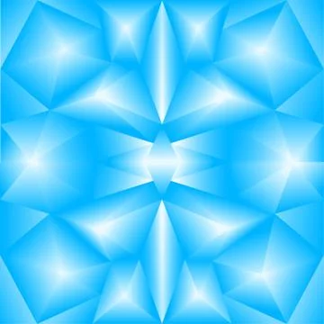 Abstract triangular gradient blue background イラスト素材
