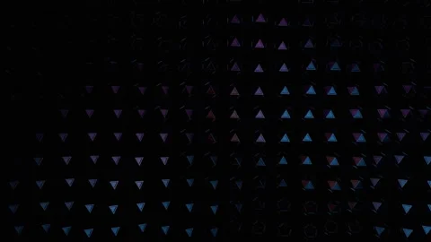 Abstract Triangular Pattern: Digital Art Background Stock Footage 306047482